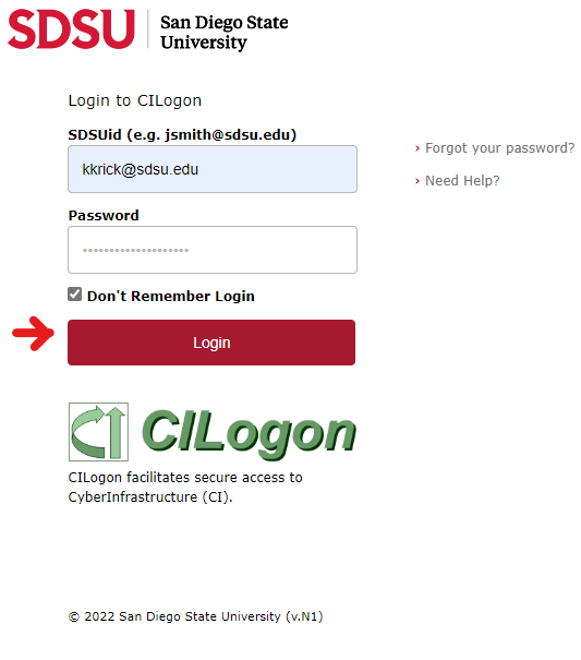 Institution Login